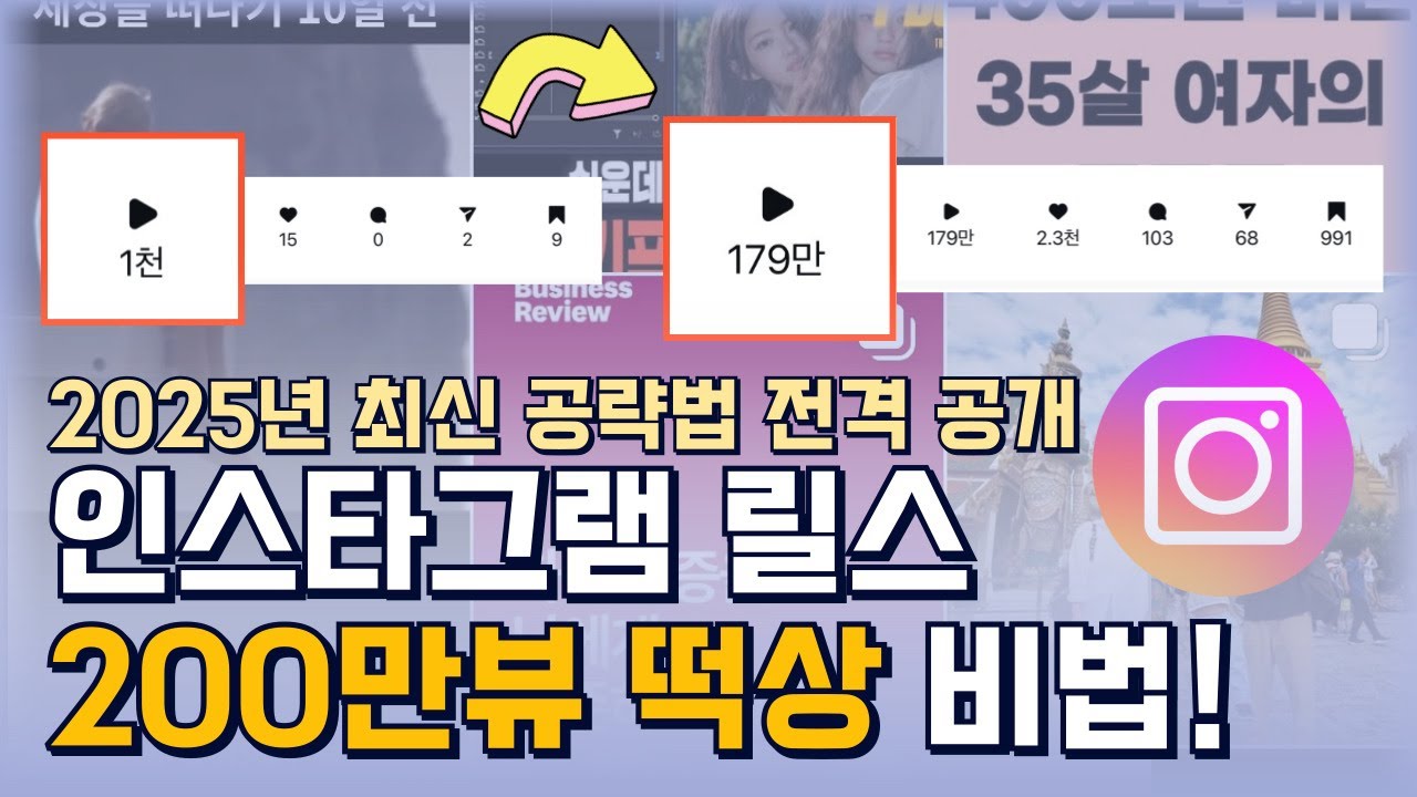 초고속으로 터지는 인스타그램 릴스 만드는 법, 조회수 800만회를 넘기자 보이는 것들 - YouTube