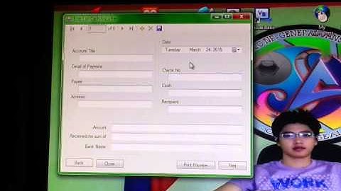 Creating Data Base, Data Grid, Print, Print Preview
