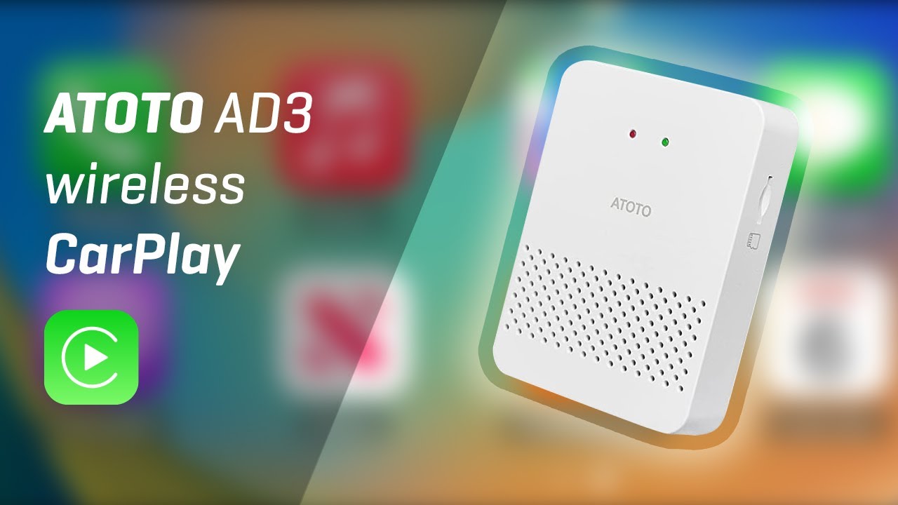 ATOTO AD3-A Wireless Apple CarPlay Adapter REVIEW - YouTube