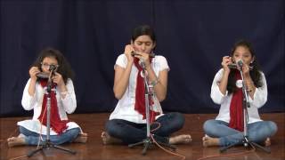 Hamsanada Harmonica - Bhajan in Ahir Bhairav - Ananya, Neha, Mrinalini