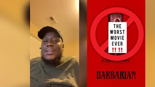 Do not go see #barbarian! THE WORST MOVIE EVER! Movie Review Rant!!! (Spoilers) #Kingandqueenvlogs