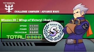 Advance Wars 1+2: Reboot Camp - AW1 Challenge Campaign – M20: Wings of Victory! (Andy, Rank S/300)