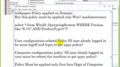 GPO backup and Import settings