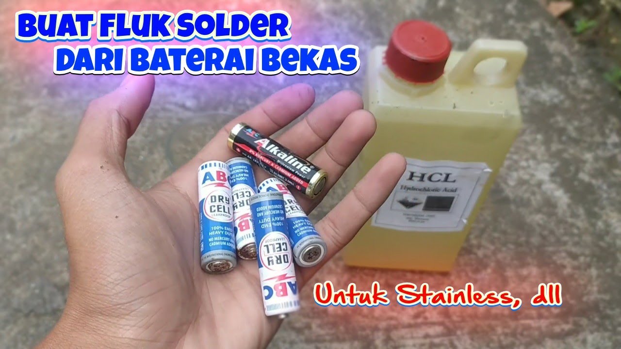 Paling Mudah! Cara Membuat Flux Solder Untuk stainless YouTube