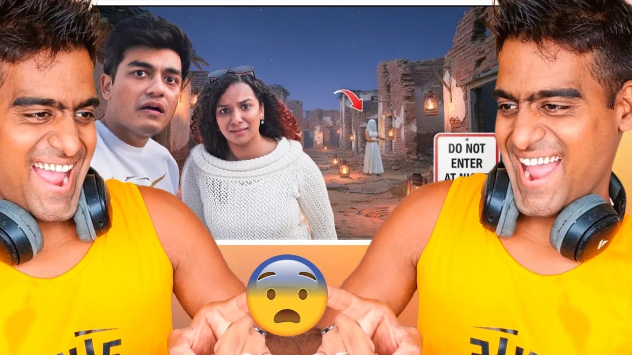 Slayy Point Visiting India's SCARIEST Area ( At Night ) REACTION | SenStyle 😅