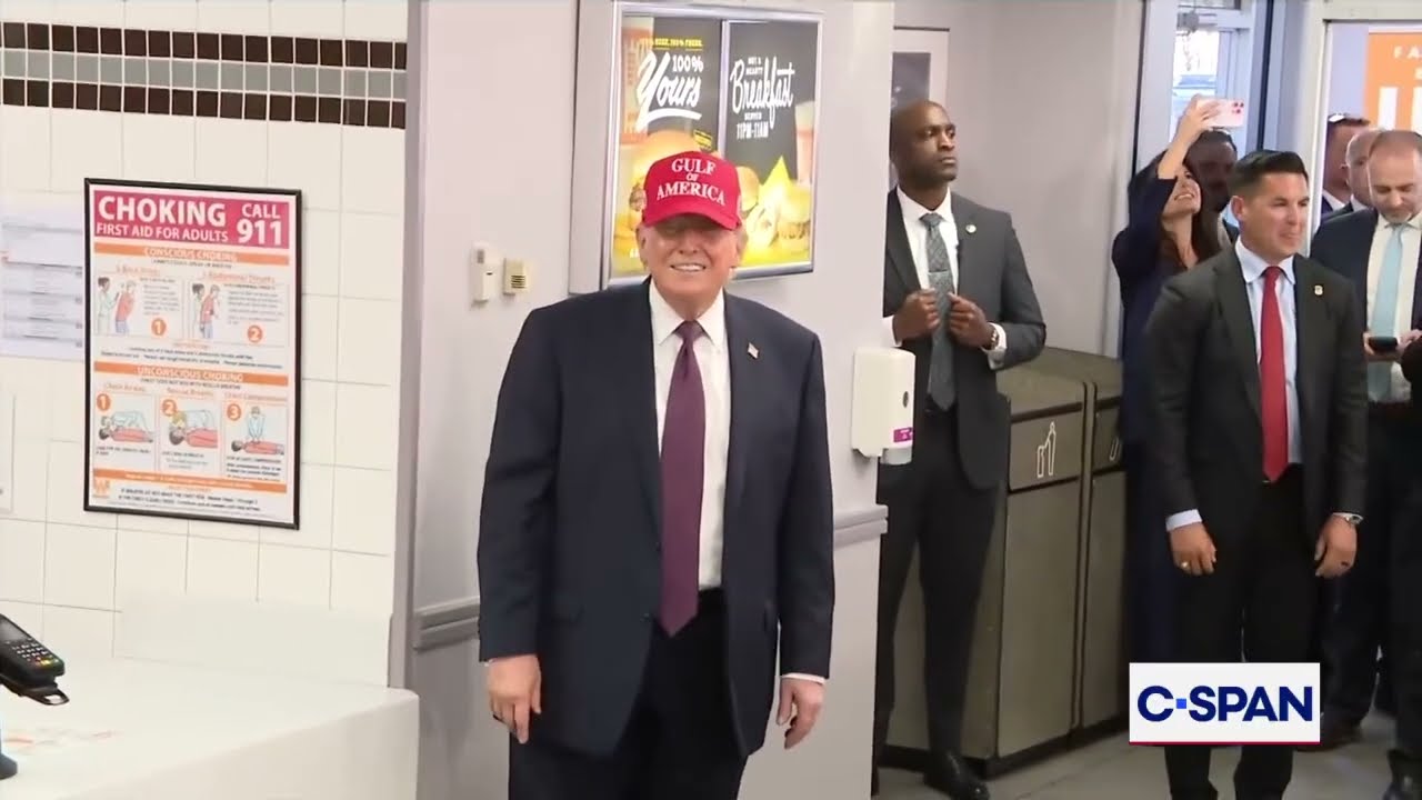 President Trump Stops at Whataburger