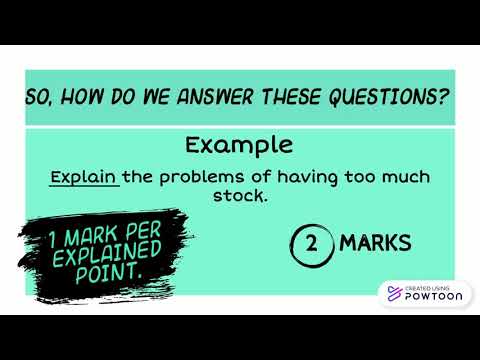 N5 Business - Explain - Command Words