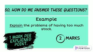 Famous N5 Business - Explain - Command Words Wealth
