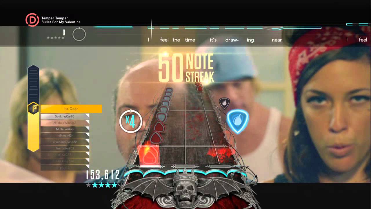 Temper Temper By Bullet For My Valentine Guitar Hero Live 98 Expert 5