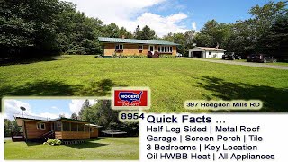 397 Hodgdon Mills RD video tour