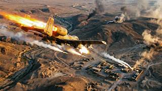 Sky Predator Unleashed! US A-10 Warthog Executes Precision Strike Mission