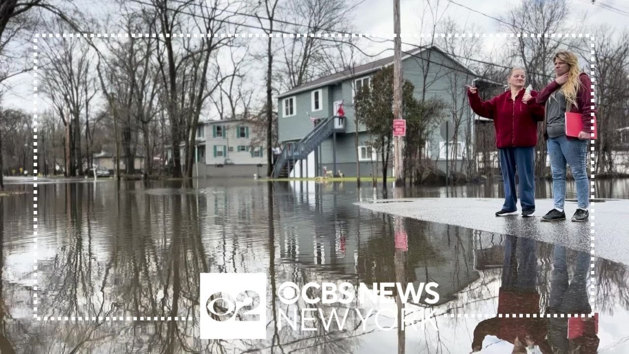 Latest storm makes flood conditions even worse in New Jersey - YouTube
