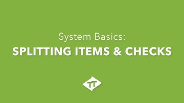 Total Touch POS - Splitting Items & Checks