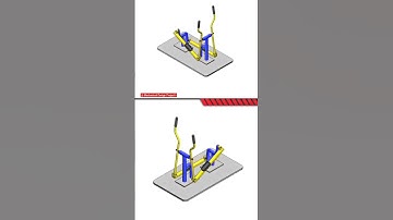 mechanical mechanisms -1 Solidworks #shorts #short #solidworks #3ddesign #mechanism