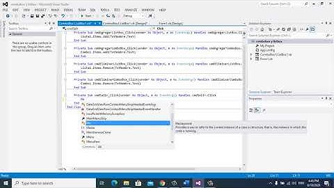 Video3 ComboBox y ListBox en VB.net