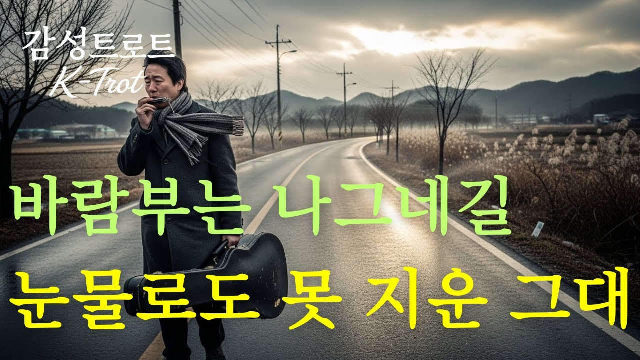 2025 감성트로트 신곡 | 바람 부는 나그네 길 | 외로운 당신께 드리는 한 곡