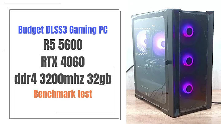 $700 DLSS3 Gaming PC Build | RTX 4060 | Ryzen 5 5600 | 32gb DDR4 3200 Game & Benchmark Test 1080p