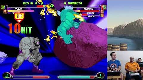 MvC2: Kevin G - Hulk + Gief Lariat Double Gamma Crush Combo .:10.28.23:.