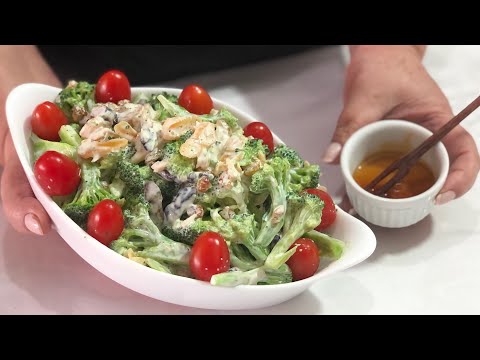 SALADA DE BRÓCOLIS DOCE NOVIDADE NOS RESTAURANTES