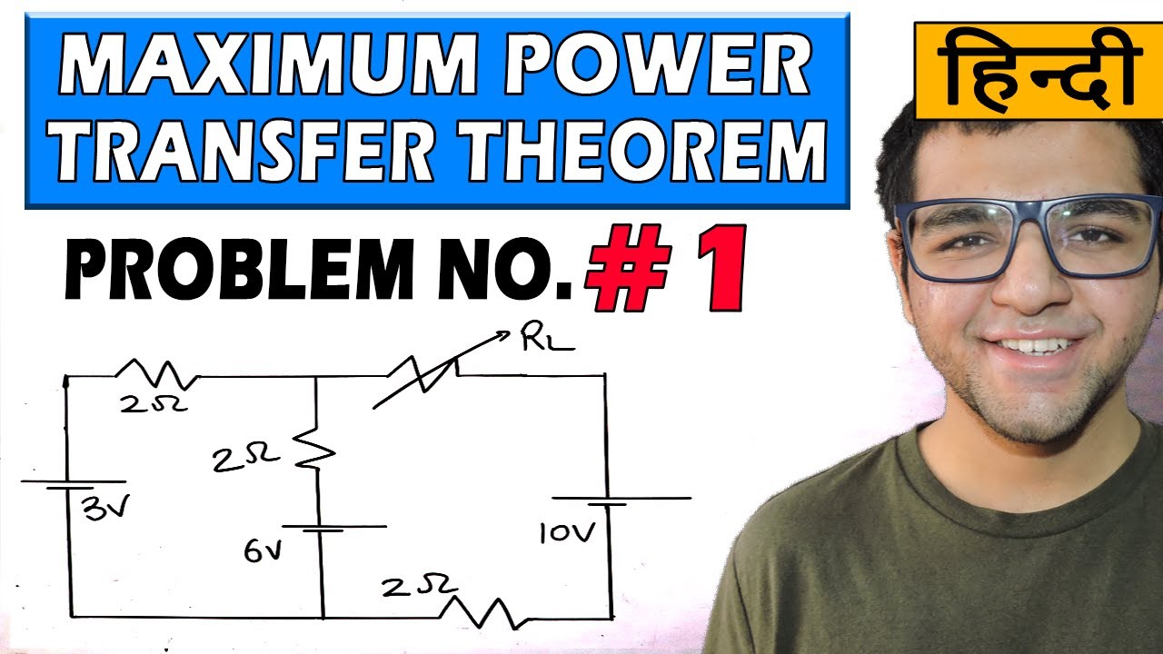 Maximum Power Transfer Theorem problems with solutions in Hindi ...