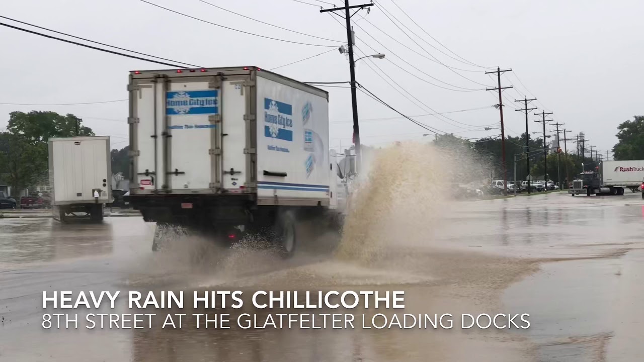 Heavy Rain Hits Chillicothe litter sand
