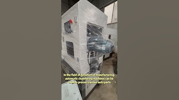 Efficiency Redefined: Double-Head Chamfering Machine in Action