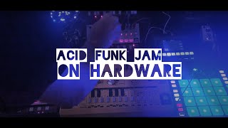 Behringer TD-3 meets Korg Volcas First Play with Blackbox