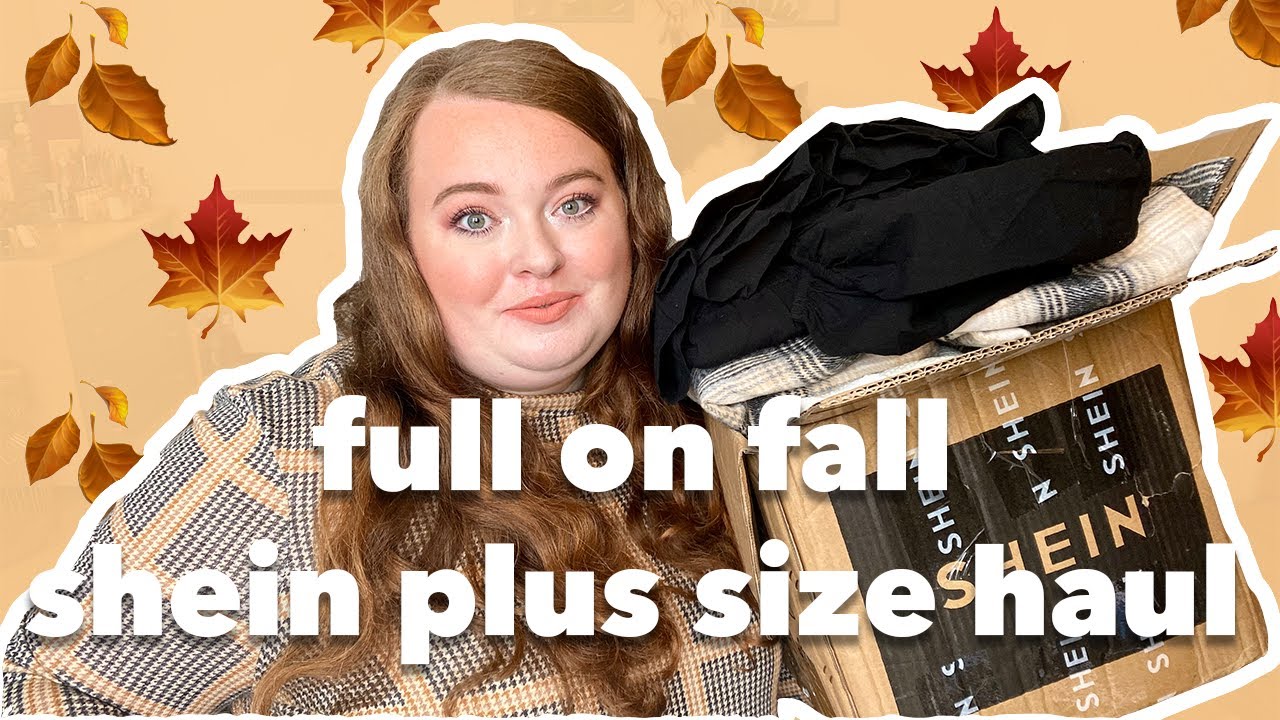 FULL ON FALL SHEIN PLUS SIZE TRY ON HAUL | cute autumn pieces ...