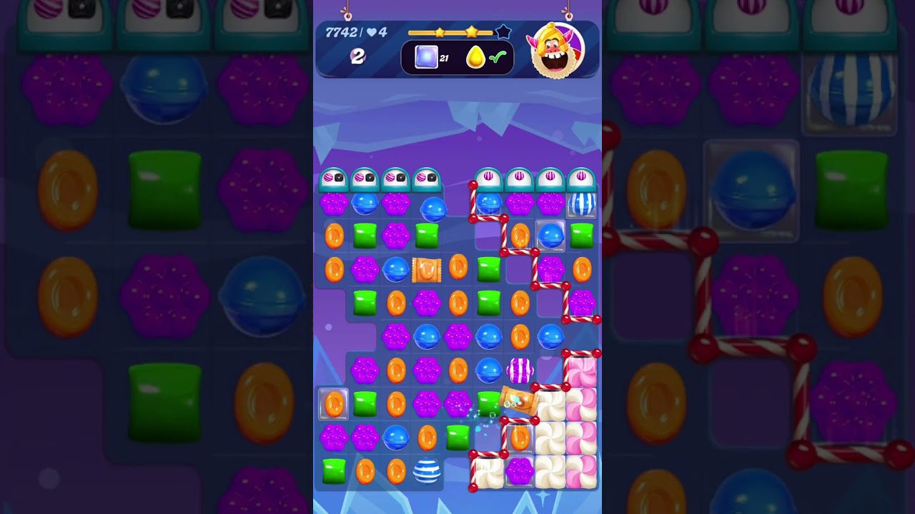 Candy Crush Saga, уровень 7742 | Без бустеров