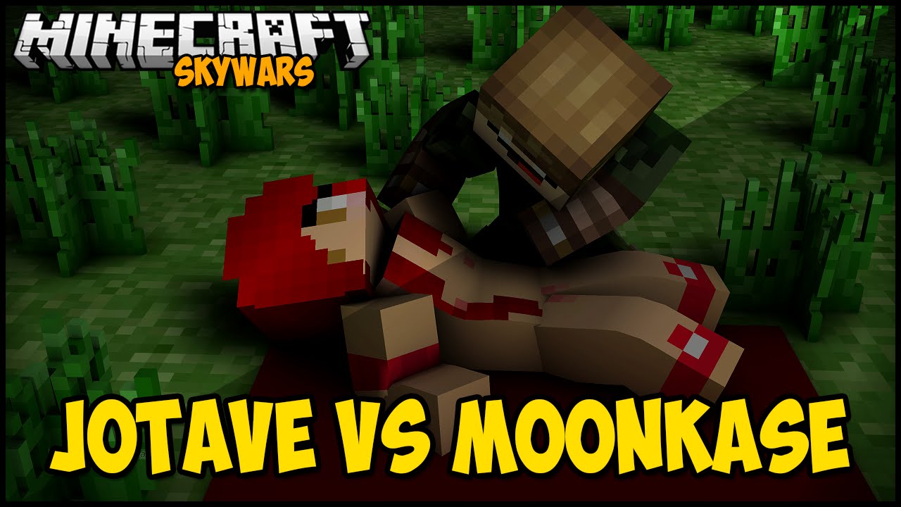 Minecraft: JOTAVE VS MOON! (SKYWARS) - YouTube