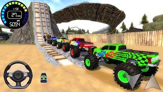 Monster Trucks Mega Ramp Impossible Driver #2 - Cars Extreme Stunts GT Racing 3D - Android GamePlay screenshot 1