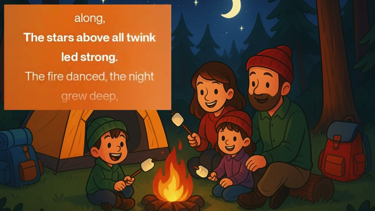 Camping Trip Song 🏕️ | Fun Outdoor Rhyme for Kids | Campfire & Nature Song