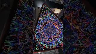 Cosmic Stars & Moon Kaleidoscope 7.5” Handmade Triangular Prism Optical Toy Gift Box