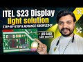 itel S23 (S665L) Display Light Solution Step by Step | LCD Backlight Repair | Full Jumper Guide