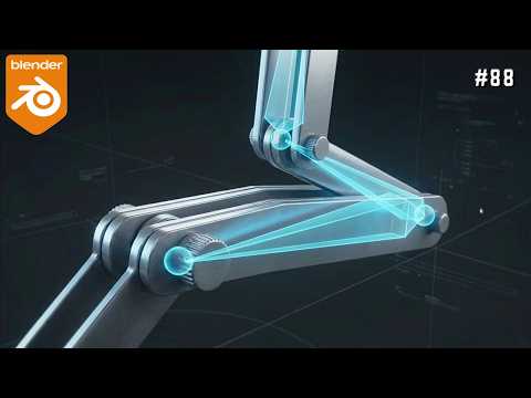 #88 | Rig Mécanique et Animation sur Blender (Tuto FR)