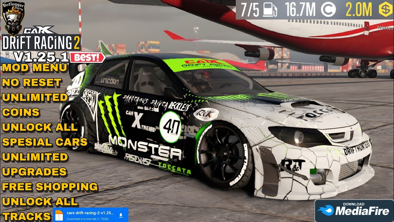 Mod Menu CarX Drift Racing 2 V1.25.1 Gameplay No Reset bisa Main  Multiplayer Online Room 