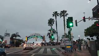 Downtown Santa Monica Comes Alive at Night | Full Drive #lastreetdrive