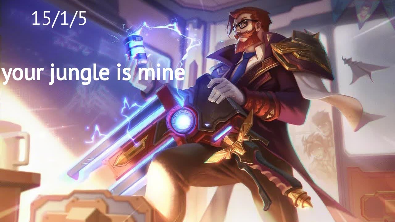 S11 LOL Graves JG 23minutes almost full build!! one person gold equivalent to 2 players???