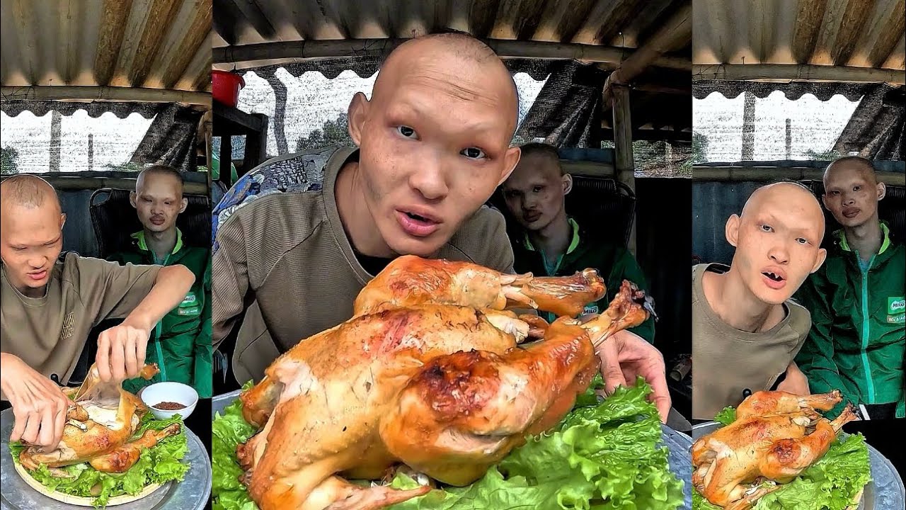 Mukbang Gà Hấp Muối Siêu Ngon Cùng Hai Anh Em | TÙNG VLOG 