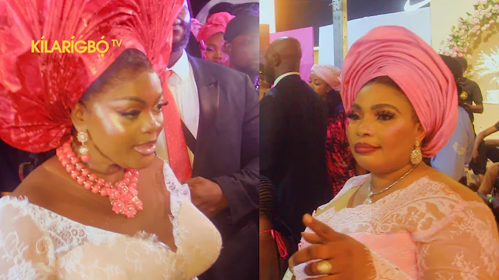 LAIDE BAKARE AND ENIOLA BADMUS MOMENTS AT ENIOLA AJAO'S OWAMBE THIEVES PREMIERE