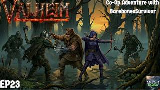 The Swamp ATTACKED Us Immediately… and Night Was Coming 💀 | Valheim Co-Op with BarebonesSurvivor
