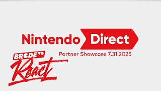 Nintendo Direct: Partner Showcase 31.7.2025 - BRCDEvg React
