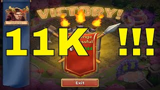 Castle Clash Guild Wars 11000 Points