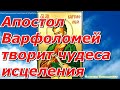 Апостол Варфоломей творит чудеса исцеления. Просите сегодня святого о здоровье своем и близких