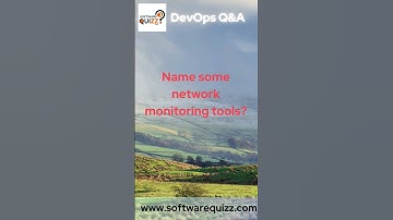 Name some network monitoring tools? #devops #sofware #devops #clouds #aws #javascript