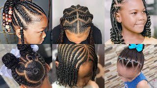 Tresses Enfants - Coiffure Cheveux Afro - Nattes - Kids Braid Hairstyle - Mode Korité 2021