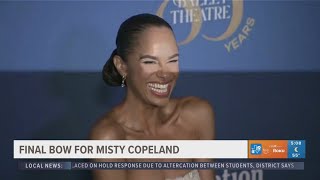 Ballerina Misty Copeland takes her final bow