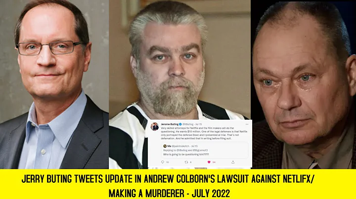 Jerry Buting tweets update in Andrew Colborn's Law...