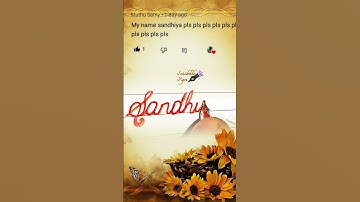 Sandhiya Name Writing (Special Requested VIDEO) #namewriting  #cursivewriting #shorts #nameart #yt