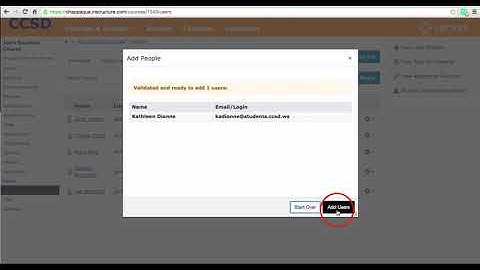 Canvas  Add Remove Change User Role
